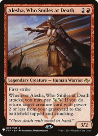 Alesha, Who Smiles at Death, The List Reprints