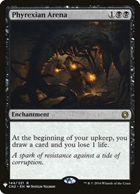 Phyrexian Arena, The List Reprints