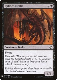 Rakdos Drake, The List Reprints