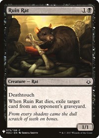 Ruin Rat, The List Reprints