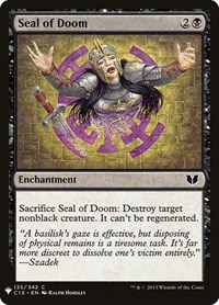 Seal of Doom, The List Reprints