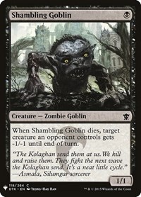 Shambling Goblin, The List Reprints