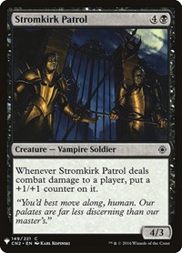 Stromkirk Patrol, The List Reprints