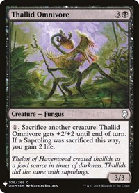 Thallid Omnivore, The List Reprints