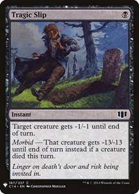 Tragic Slip, The List Reprints