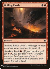 Boiling Earth, The List Reprints