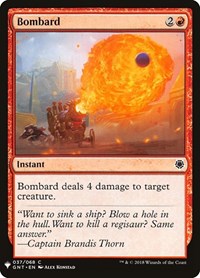 Bombard, The List Reprints