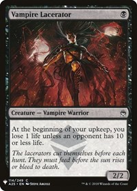 Vampire Lacerator, The List Reprints