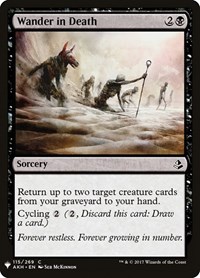 Wander in Death, The List Reprints