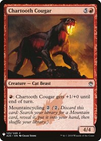Chartooth Cougar, The List Reprints