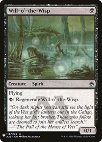 Will-o'-the-Wisp, The List Reprints