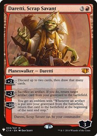 Daretti, Scrap Savant (C14), The List Reprints