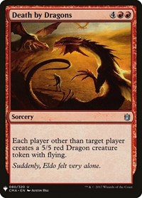 Death by Dragons, The List Reprints