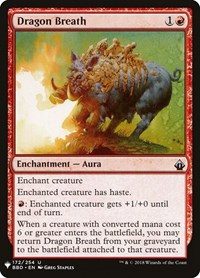Dragon Breath, The List Reprints
