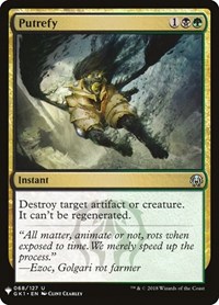 Putrefy (GK1), The List Reprints