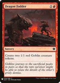 Dragon Fodder (GNT), The List Reprints