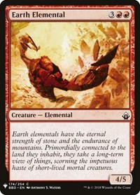 Earth Elemental, The List Reprints