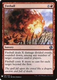 Fireball (IMA), The List Reprints