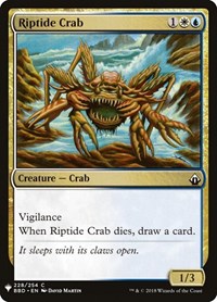 Riptide Crab, The List Reprints