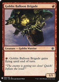 Goblin Balloon Brigade, The List Reprints