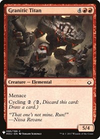 Granitic Titan, The List Reprints
