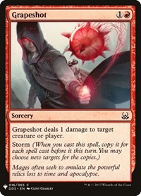 Grapeshot, The List Reprints