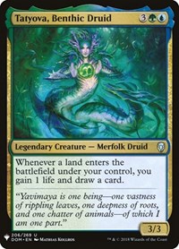 Tatyova, Benthic Druid, The List Reprints