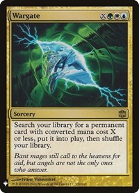 Wargate, The List Reprints