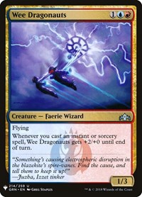 Wee Dragonauts, The List Reprints