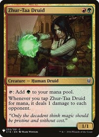 Zhur-Taa Druid, The List Reprints