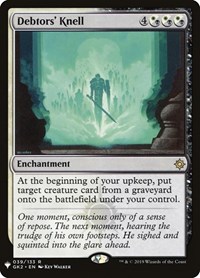 Debtors' Knell, The List Reprints