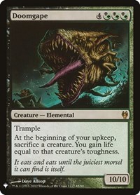 Doomgape, The List Reprints
