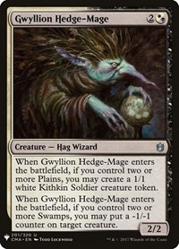 Gwyllion Hedge-Mage, The List Reprints