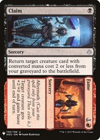 Claim // Fame, The List Reprints