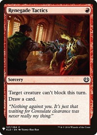 Renegade Tactics (KLD)