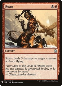 Roast, The List Reprints