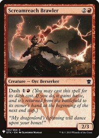 Screamreach Brawler, The List Reprints