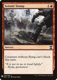 Seismic Stomp, The List Reprints
