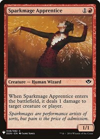Sparkmage Apprentice, The List Reprints