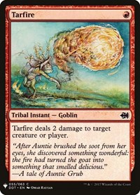 Tarfire, The List Reprints