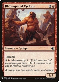 Ill-Tempered Cyclops, The List Reprints