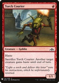 Torch Courier, The List Reprints