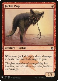 Jackal Pup, The List Reprints