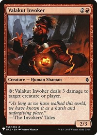 Valakut Invoker, The List Reprints