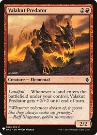 Valakut Predator, The List Reprints