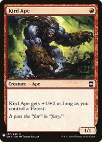 Kird Ape, The List Reprints