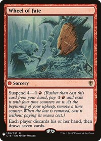 Wheel of Fate, The List Reprints
