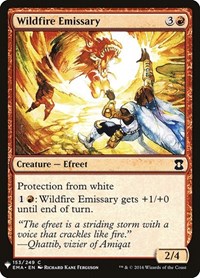 Wildfire Emissary, The List Reprints