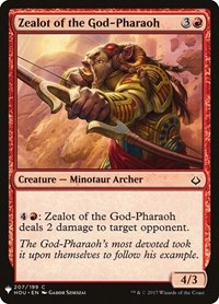 Zealot of the God-Pharaoh, The List Reprints