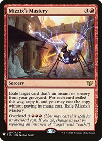 Mizzix's Mastery, The List Reprints